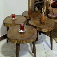 میز عسلی روستیک