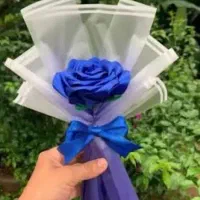 گل روبانی واکسسوری پینترستی هدیه خاص برای روزدختر|گل مصنوعی|بروجرد, |دیوار