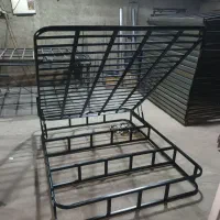 کف تخت زیره تخت چوبی و فلزی جکدار کد۷