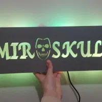 تابلو نور رنگی