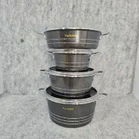 سرویس قابلمه۷پارچه گلدانی(تعویض قابلمه کهنه با نو)|ظروف پخت‌وپز|قم, ولیعصر|دیوار