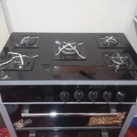اجاق گاز صفحه شیشه ای طرح رومیزی