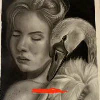 طراحی تابلو، چشم، نیم رخ