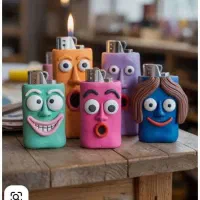 فندک‌های فانتزی خمیری|کلکسیون و سرگرمی|حمیدیا, |دیوار