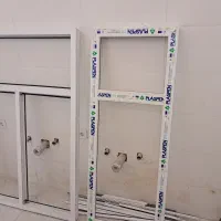 پنجره دو جداره نو به همراه شیشه