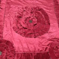 رو تختی ساتن قرمز|سرویس روتختی|مشهد, رسالت|دیوار