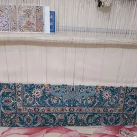 قالی دست بافت نیمه کاره