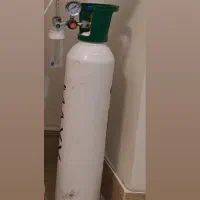 کپسول اکسیژن بهمراه مانومتر، درمانی