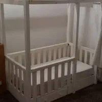 تخت کودک طرح کلبه