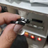 حلقه ساده با حک دلخواه ،مشکی ، طلایی و نقره ای|بدلیجات|مشهد, رسالت|دیوار