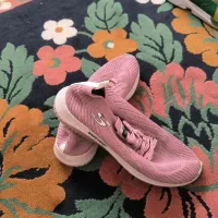 کفش جورابی اسکیچرز در دو رنگ طوسی و صورتی سایز ۳۹