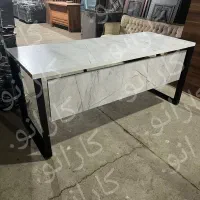 میز صندلی پایه فلزی اداری میز مدرن