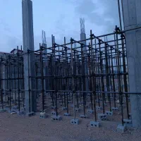داربست فلزی برداران اسحاقیان شبانه روزی حتی تطیل