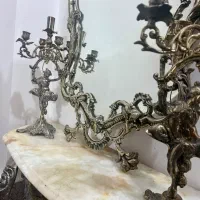 آینه کنسول برنز ، آینه شمعدان برنز|بوفه، ویترین، کنسول|میاندوآب, |دیوار