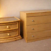 دراور ۳ کشو،پاتختی ۲ کشو طرح بامبو