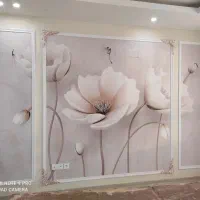 پخش عمده دکوراسیون انواع کاغذ دیواری ماربل پارکت.