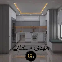 طراحی و اجرای حرفه ای کابینت مهدی سلطانی کد 41563