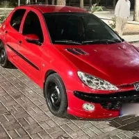 206 قرمز تیپ 5 گوجه ای مدل 94 بدنه ایینه|خودرو سواری و وانت|شیراز, شهرک والفجر|دیوار