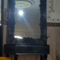 اینه و کنسل چوب سنگین و اصل|بوفه، ویترین، کنسول|ارومیه, |دیوار