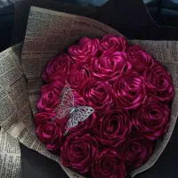 گل رز روبانی|گل مصنوعی|نیشابور, ابراهیمی|دیوار