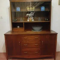 بوفه خارجی دوتیکه چوبی