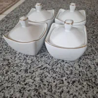 ۴ تا قندون چینی دور طلایی سالم و‌نو