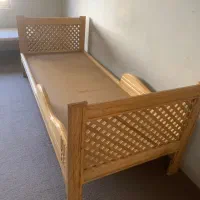 تختخواب یک نفره تمام چوب