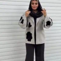 بارانی فری سایز رنگ نسکافه عسلی