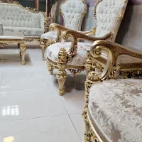 مبل کلاسیک سلطنتی استیل راش فرانسوی|مبلمان خانگی و میز عسلی|تهران, شهرک ولیعصر شمالی|دیوار