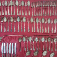 قاشق و چنگال و چاقو انگلیسی با قدمت ۹۰سال|کلکسیون اشیاء عتیقه|تهران, فدک|دیوار