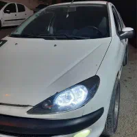 پژو 206 SD فول اسپرت مدل ۹۶ موتور tu5 رنگ سفید|خودرو سواری و وانت|شیراز, چوگیاه‎|دیوار