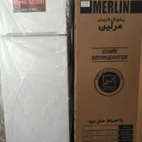 یخچال فریزر مرلین بدنه سیلور سفید زیر قیمت