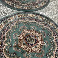 ۲ عدد قالیچه گرد یک متری