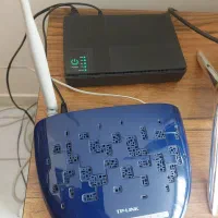 مودمADSL tp-link و یو پی اس مودم