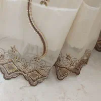 پرده ترک  اصل  به همراه ۴تا والان و۳متر کتیبه نو|پرده، رانر، رومیزی|رشت, حمیدیان|دیوار
