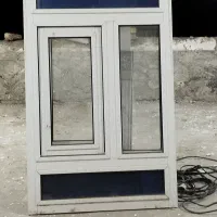 دو عدد پنجره آلومینیوم در حد صفر