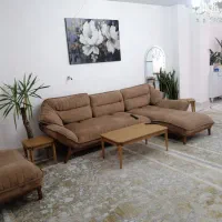 مبل ال همراه با پاف