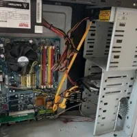 خ کیس کامپیوتر خراب سوخته  برد دورو سبز