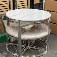 میزنهار خوری کمجا نهارخوری فلزی چهار نفره 6 نفره|میز و صندلی غذاخوری|مشهد, شهرک رازی (شهرک غرب)|دیوار