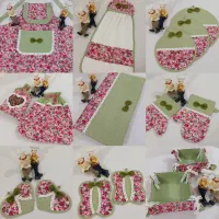 سرویس آشپزخانه پارچه ای|سفره، حوله، دستمال آشپزخانه|رشت, رودباری|دیوار