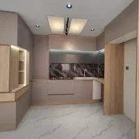 ۷۰ متری فول دیزاین با پذیرایی نورگیر و پرده خور|فروش آپارتمان|تهران, جوانمردان (اندیشه)|دیوار