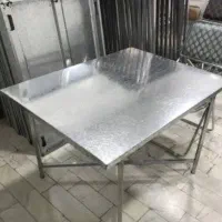 میز تاشو نمایشگاهی فلزی