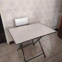 میز و صندلی تاشو مناسب تحریر ناخن و...|میز تحریر و کامپیوتر|تهران, استاد معین|دیوار
