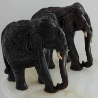 فیلهای هندی قدیمی نو و خراطی