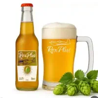 ابجو آبجو طبیعی رکس پلاس با مخمر رازک آلمانی