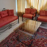 مبل فرفوژه با میز وسط