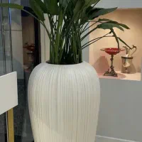 گلدان فایبر طرح پاریس