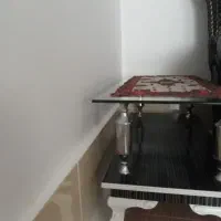 جلومبلی عسلی سه تیکه بارویه منجوق و سنگ دوزی شده|مبلمان خانگی و میز عسلی|میانه, |دیوار