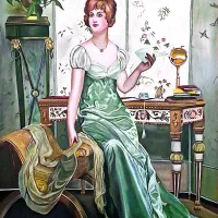 پرتره کلاسیک زن (سبک کلاسیک/رمانتیک)