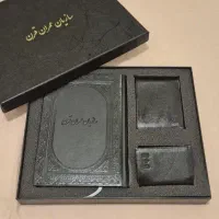 ست چرم نوی مردانه شامل کیف پول و جاکارتی و تقویم